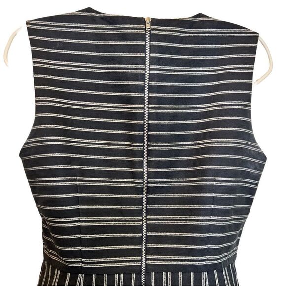 & Other Stories Black Striped Dress Size 10 - Picture 6 of 9